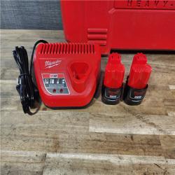 HOUSTON LOCATION - AS-IS M12 12-Volt Lithium-Ion Force Logic Cordless Press Tool Kit (3 Jaws Included) with Two 1.5 Ah Battery and Hard Case