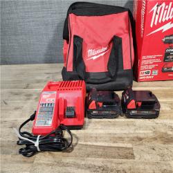 HOUSTON LOCATION - AS-IS Milwaukee 18V Lithium-Ion Brushless Cordless Compact Drill/Impact Combo Kit