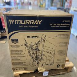 DALLAS LOCATION - Murray 24 in. 208cc Self-Propelled 2-Stage Gas Snow Blower with Electric Start
