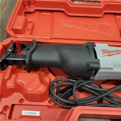 AS-IS  Milwaukee 12 Amp SAWZALL Reciprocating Saw with Case