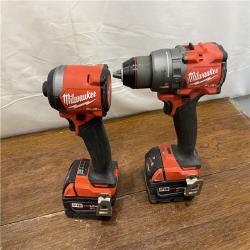 AS-IS M18 FUEL 18V Lithium-Ion Brushless Cordless Hammer Drill and Impact Driver Combo Kit (2-Tool) with 2 Batteries