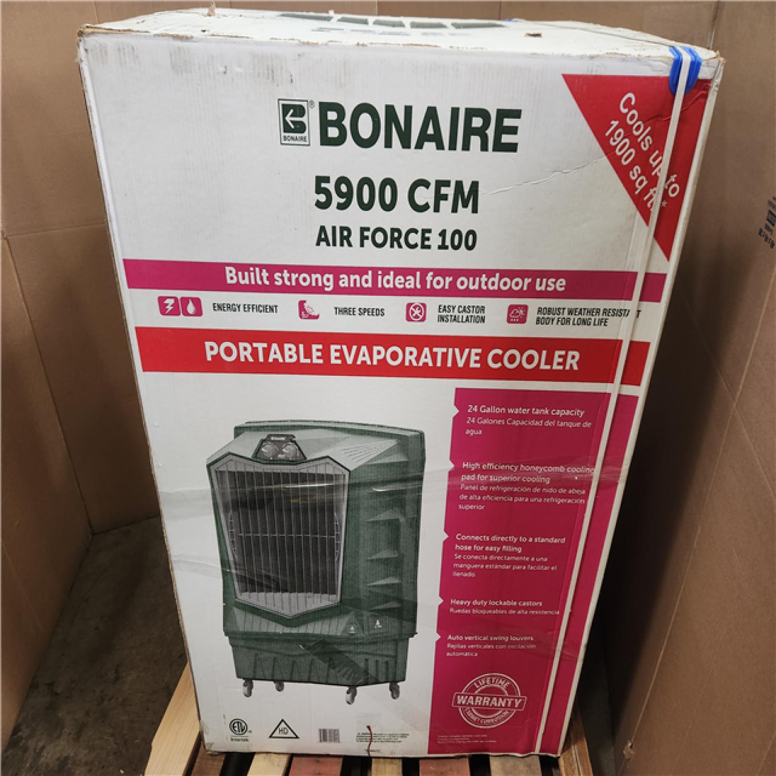 Phoenix LIKE NEW Bonaire Durango Air Force 100 5900 CFM 3-Speed Portable Evaporative Cooler for 1900 sq. ft.