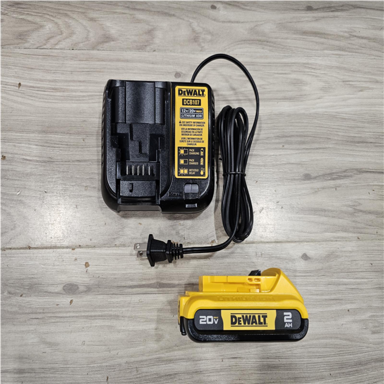 AS-IS DEWALT 20-Volt MAX Lithium-Ion Cordless 1/2 in. Compact Drill/Driver Kit
