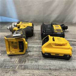 AS-IS DEWALT 20V MAX XR Lithium-Ion Cordless Brushless 1/2 in. Impact Wrench Kit