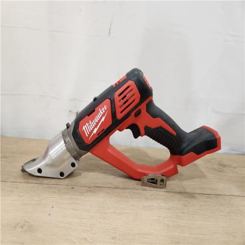 AS-IS- Milwaukee 18-Volt Lithium-Ion Cordless 18-Gauge Double Cut Metal Shear (Tool-Only)