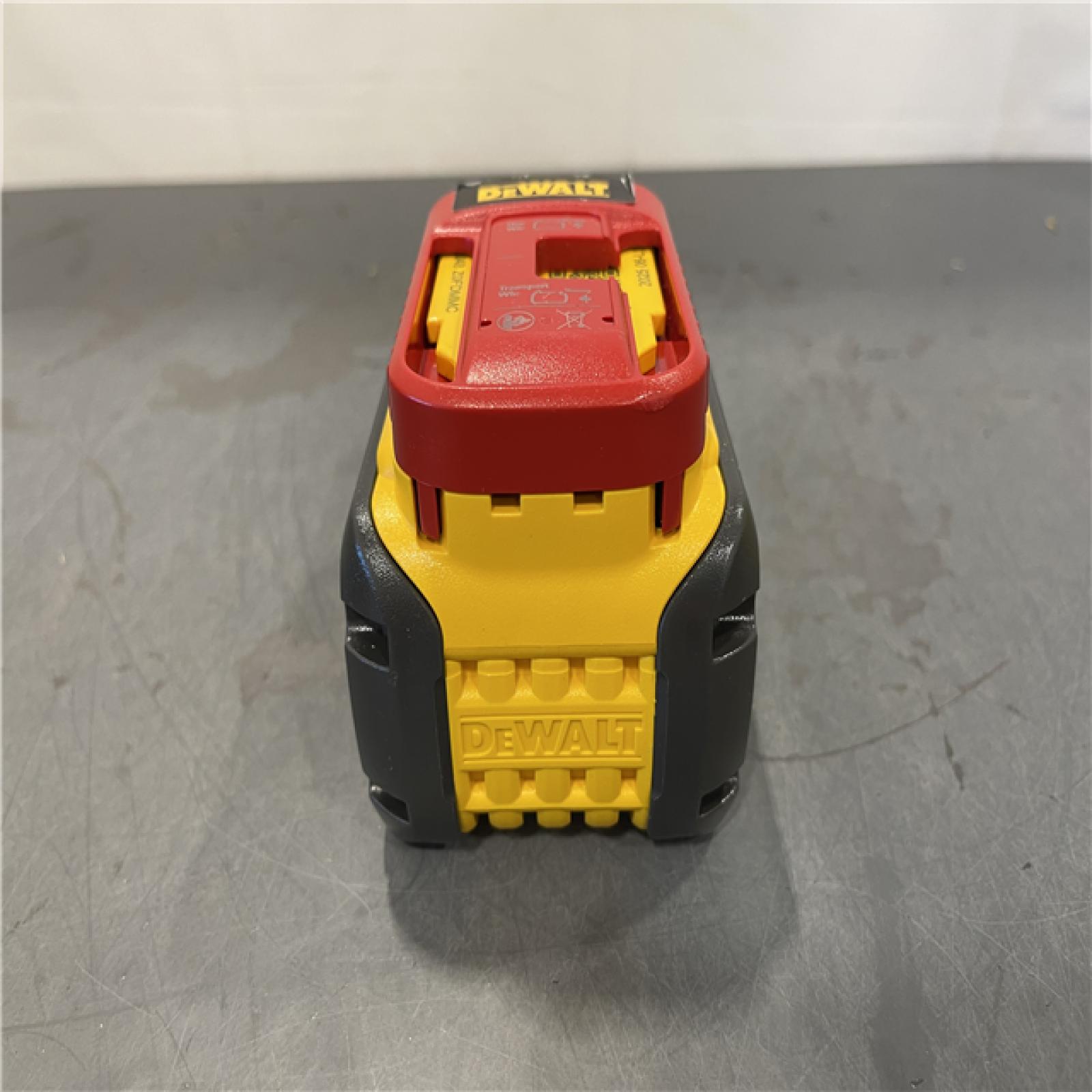 AS-IS - DEWALT FLEXVOLT 20V/60V MAX Lithium-Ion 6.0Ah Battery Pack with 6 Amp Output Charger