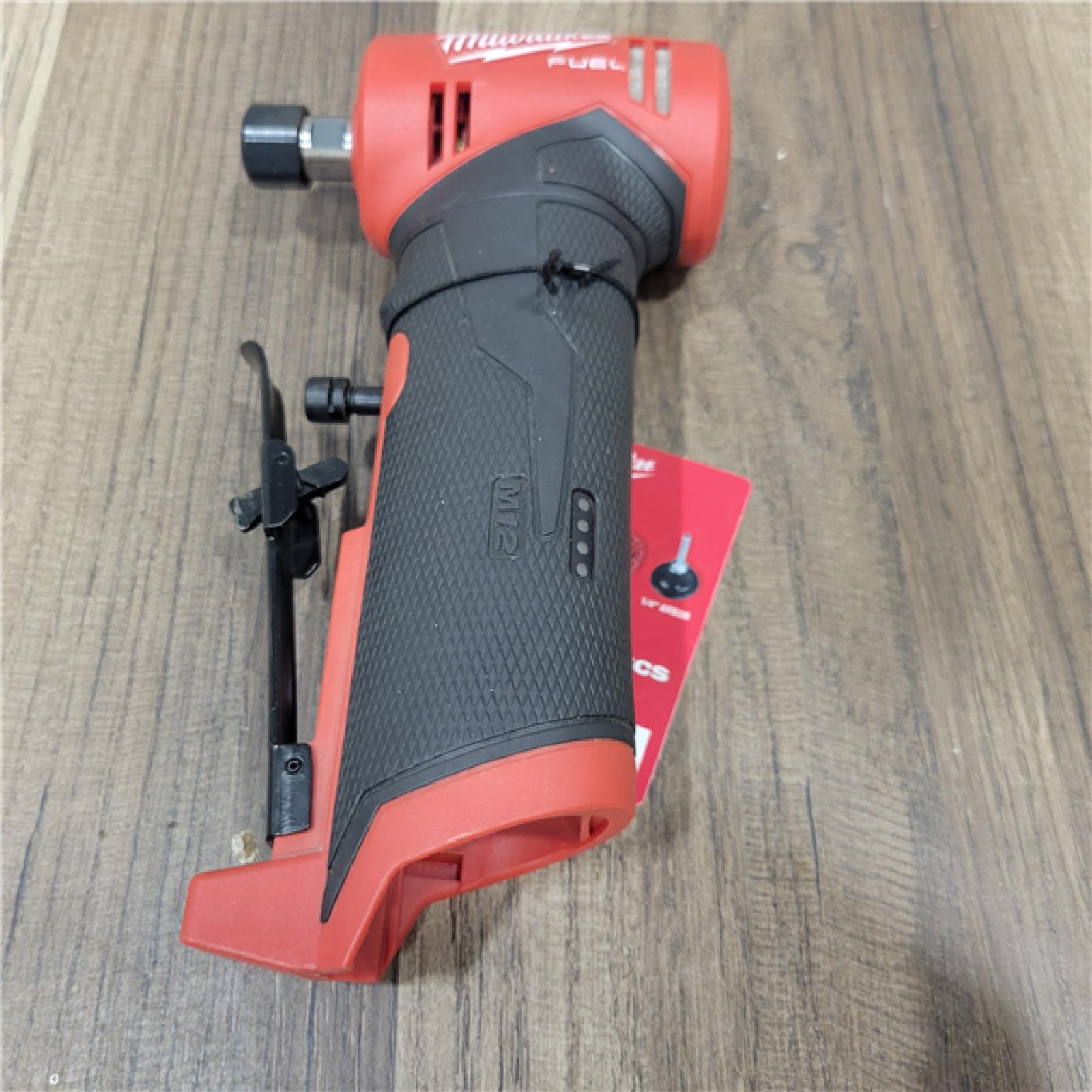 AS-IS Milwaukee M12 FUEL Brushless Cordless 1/4 in. Right Angle Die Grinder (Tool Only)