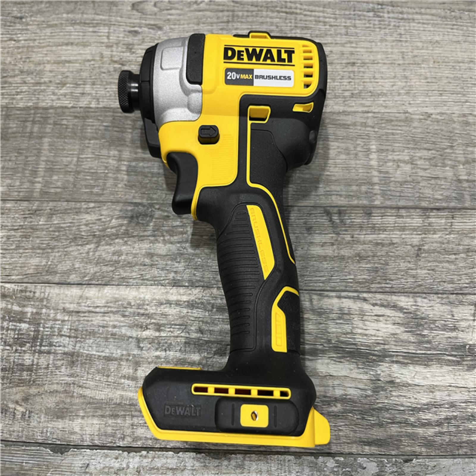 AS-IS DEWALT 20V MAX Lithium-Ion Brushless Cordless 1/4 in. Impact Driver Kit