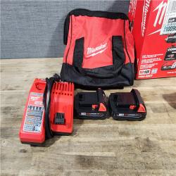 HOUSTON LOCATION - AS-IS M18 18V Lithium-Ion Brushless Cordless Compact Drill/Impact Combo Kit (2-Tool) W/(2) 2.0 Ah Batteries, Charger & Bag