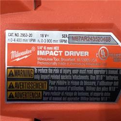 AS-IS Milwaukee FUEL 18V Lithium-Ion Brushless Cordless Hammer Drill and Impact Driver Combo Kit