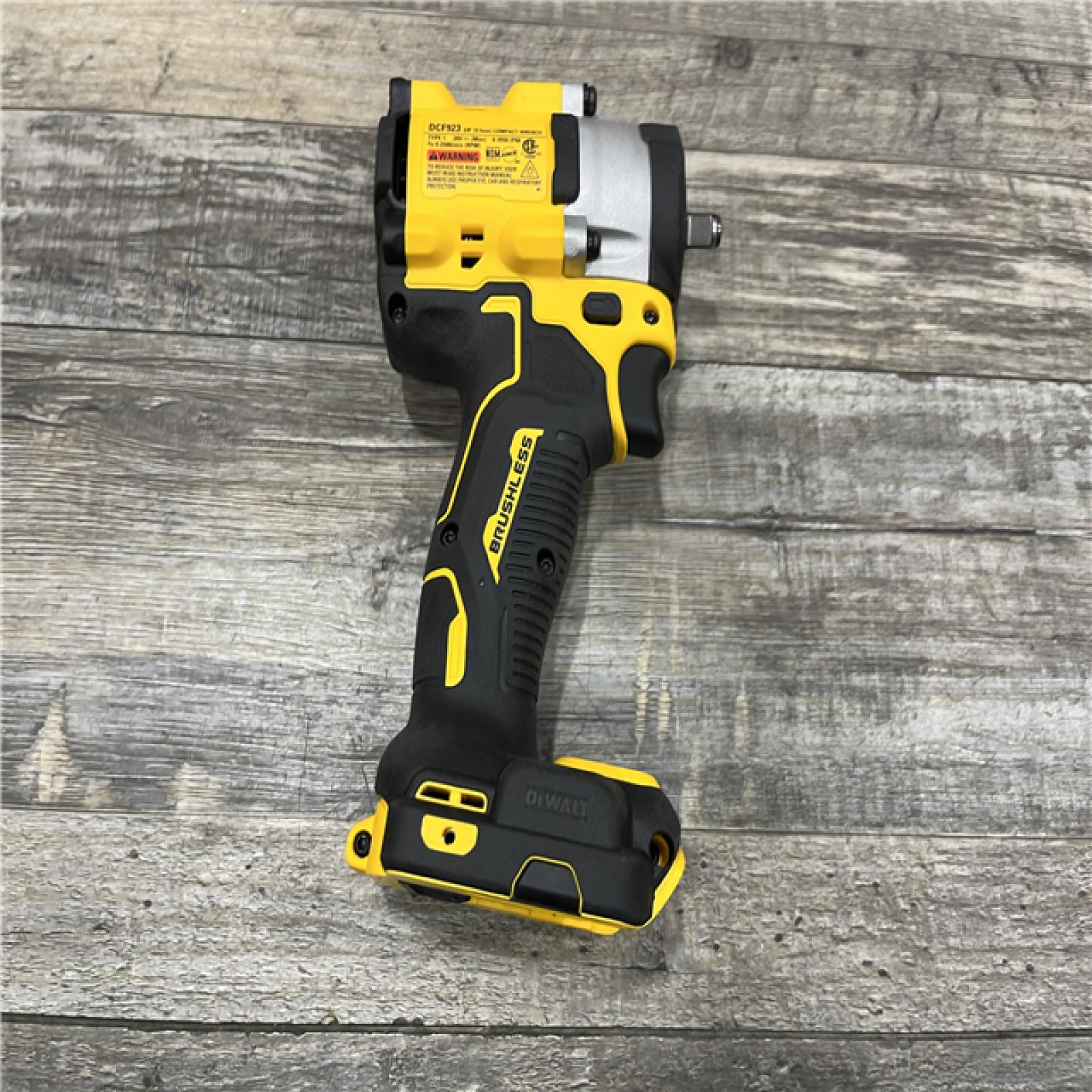 AS-IS DEWALT ATOMIC 20V MAX Cordless Brushless 3/8 in.Variable Speed Impact Wrench (Tool Only)