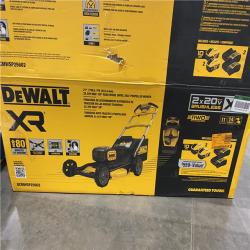 As-Is- 2x20V MAX 21 in. Cordless Battery Powered Self Propelled Lawn Mower Kit with (2) 10 Ah Batteries and Chargers