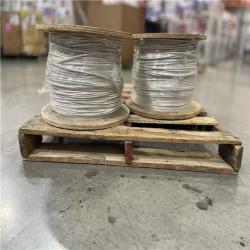 DALLAS LOCATION -  Southwire 2,500 ft. 4 White Stranded CU SIMpull THHN Wire PALLET-(2 SPOOLS)(SEE NOTES)