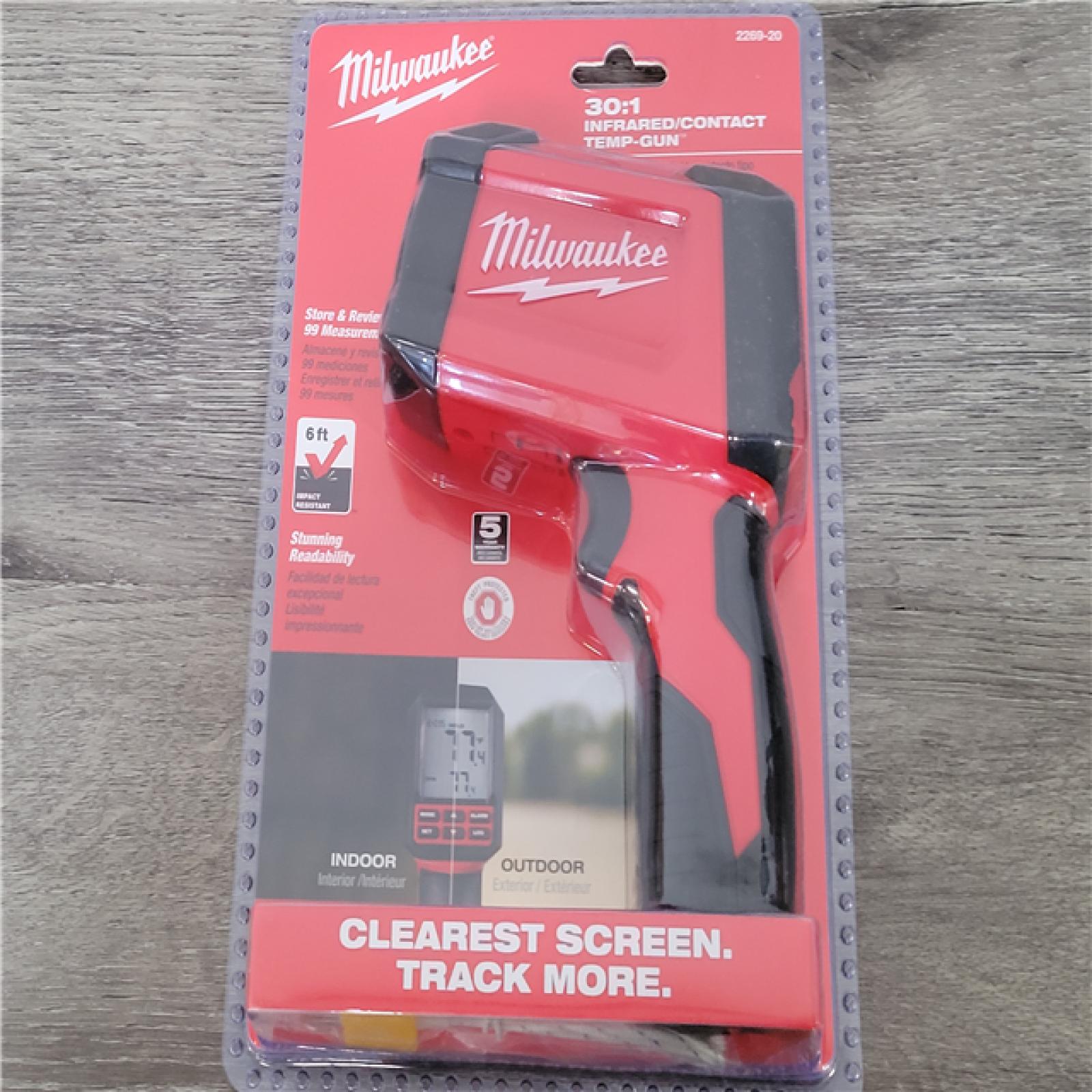 California NEW Milwaukee 30;1 Infrared/Contact Temp Gun
