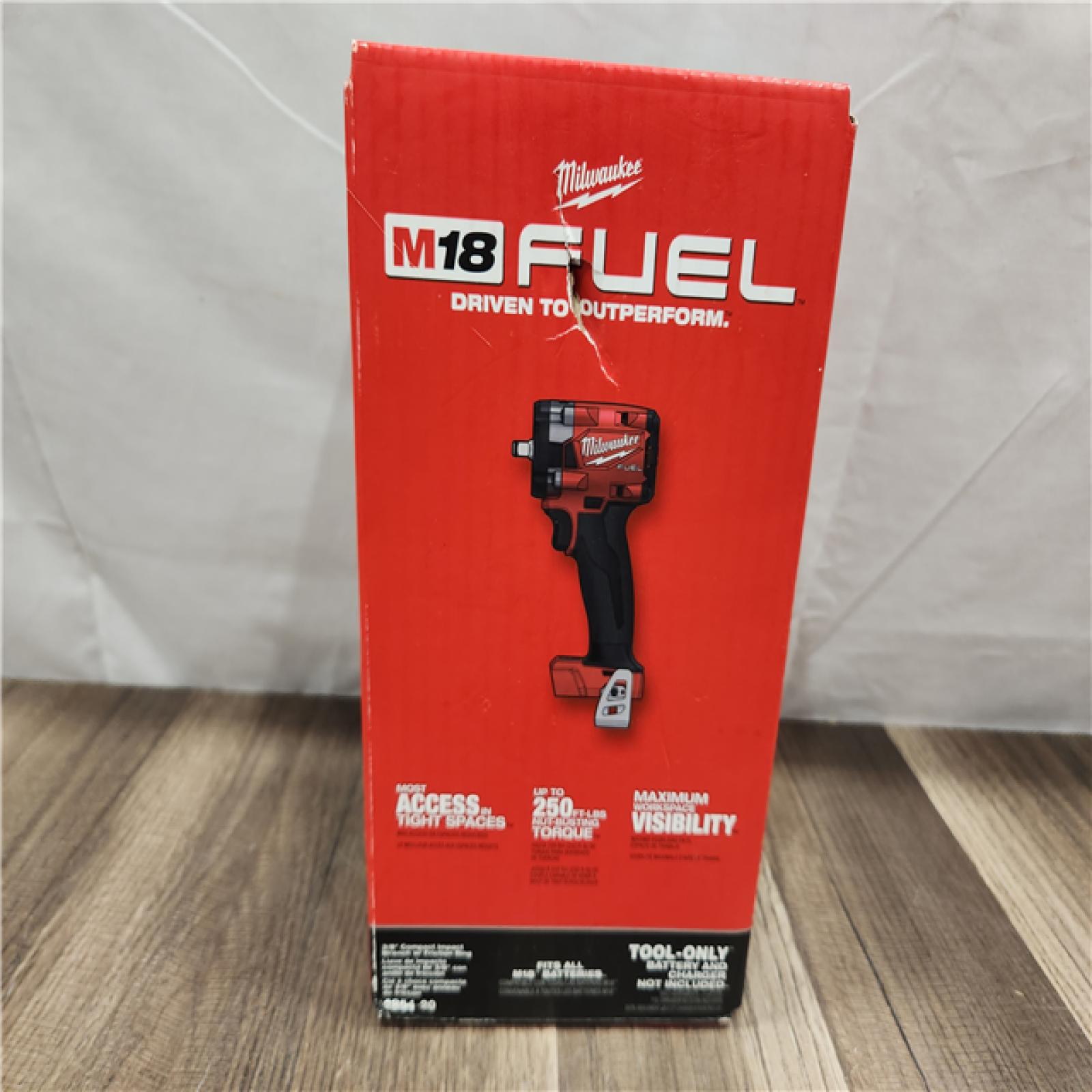 NEW- Milwaukee M18 FUEL Brushless Cordless 3/8 in. Compact Impact Wrench (Tool Only)