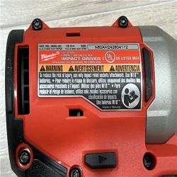 AS-IS Milwaukee M18 18V Lithium-Ion Brushless Cordless Compact Drill/Impact Combo Kit