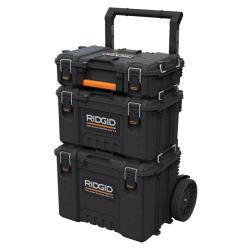 Phoenix NEW RIDGID Pro Gear System Gen 2.0 Stackable Rolling Tool Box   22 in. Heavy Duty Tool Box  and Compact Tool Box
