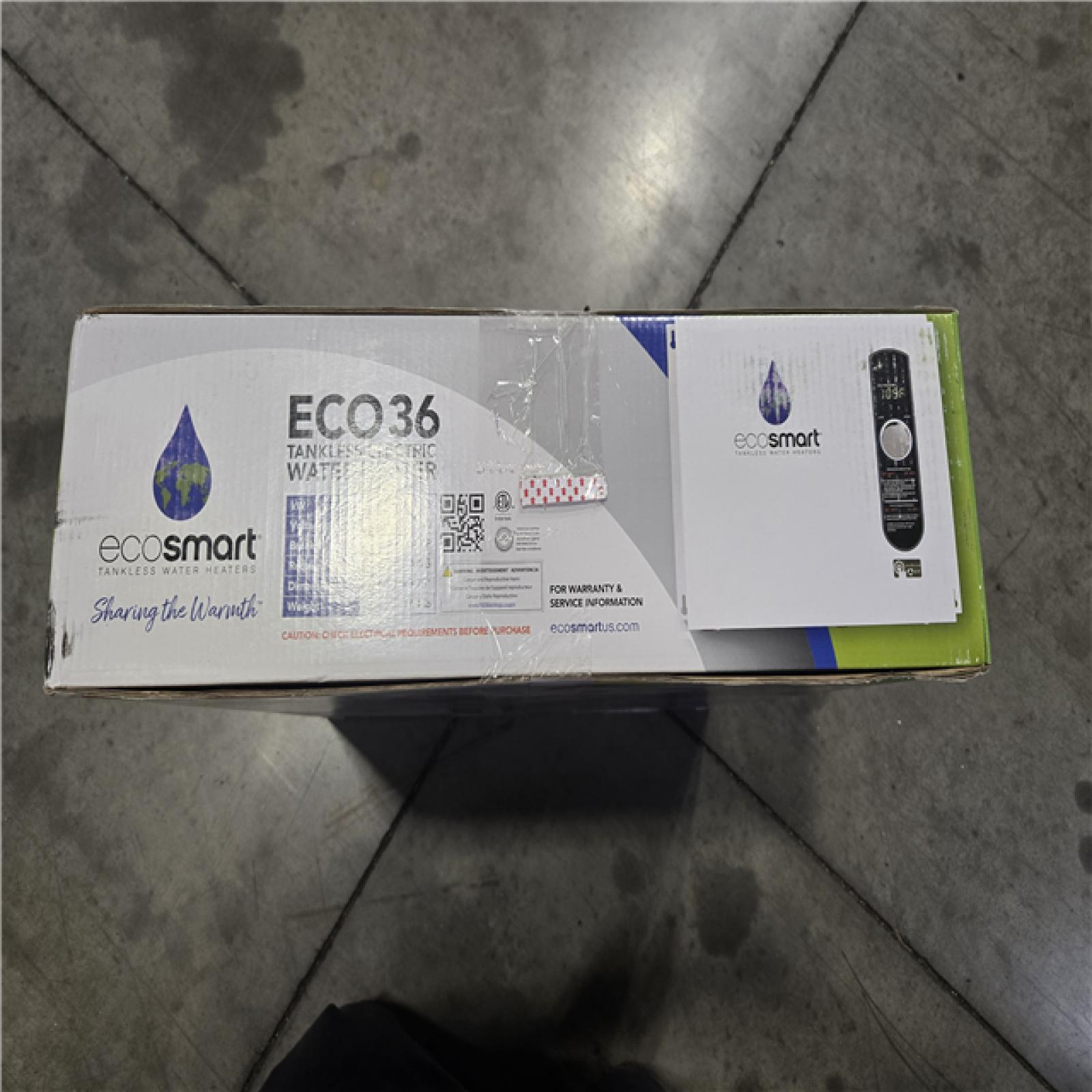 DALLAS LOCATION- NEW! EcoSmart 36 kW Electric Tankless Water Heater