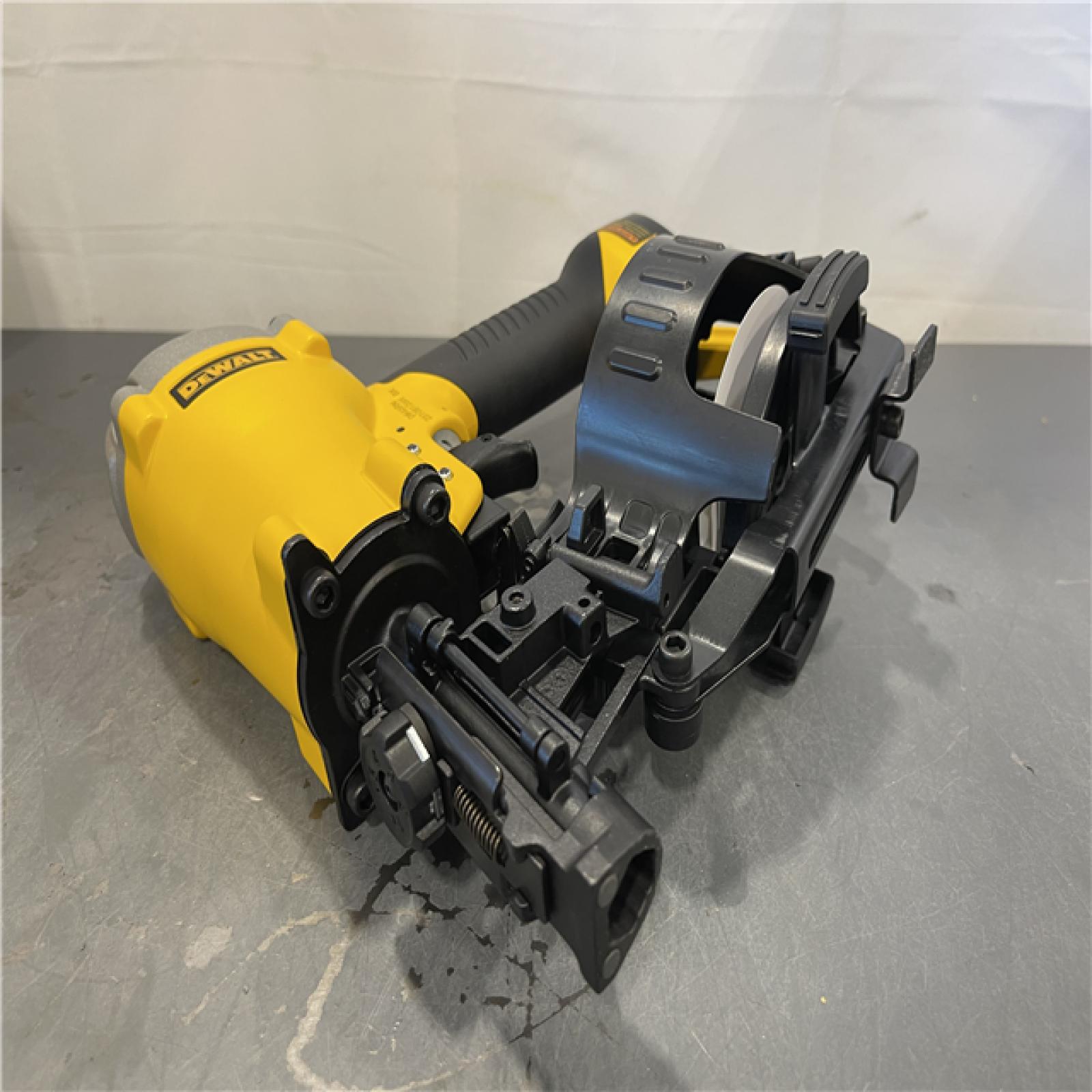 AS-IS - DeWalt 1-3/4 in. 15 Degree Pneumatic Coil Roofing Nailer