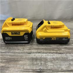 AS-IS DEWALT 20V MAX Lithium-Ion Starter Kit with 4.0 Ah and 5.0 Ah Batteries and Charger