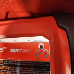Houston Location AS-IS Milwaukee 12-Volt Lithium-Ion Cordless Drain Cleaning Airsnake Air Gun Kit