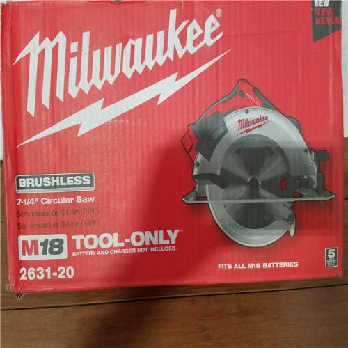 California NEW Milwaukee 7-1/4 Circular Saw (Tool Only)