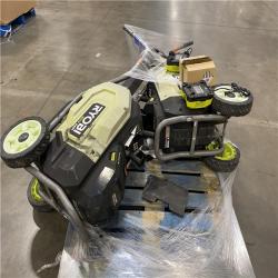 Dallas Location - As-Is RYOBI 40V HP Brushless 12-Ton Kinetic Battery Electric Log Splitter Kit - 4.0Ah Battery and Charger Included(Lot Of 2)