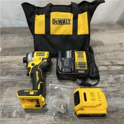 AS-IS DEWALT Atomic 20V Max Lithium-Ion Brushless Cordless Compact 1/4 in. Impact Driver Kit