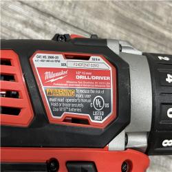 AS-IS Milwaukee 18V Lithium-Ion Cordless Drill Driver/Impact Driver Combo Kit