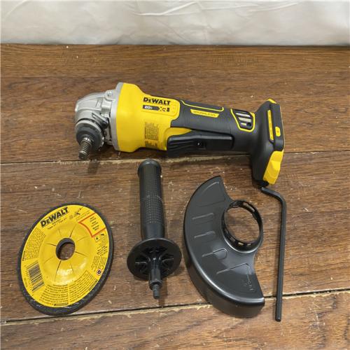 AS-IS DEWALT 60V MAX Cordless Brushless 4.5 in. to 6 in. Small Angle Grinder with Kickback Brake (Tool Only)