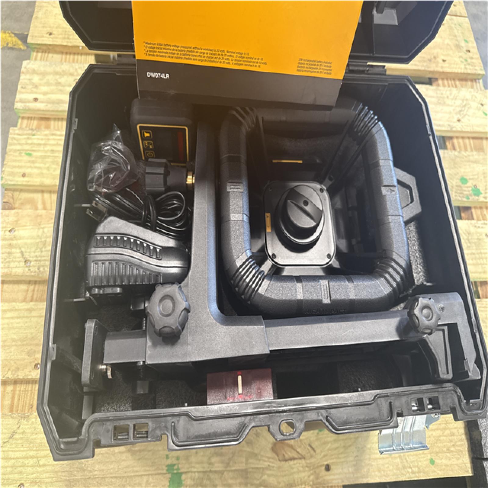 CALIFORNIA AS IS DEWALT 1500’ RED ROTARY LASER