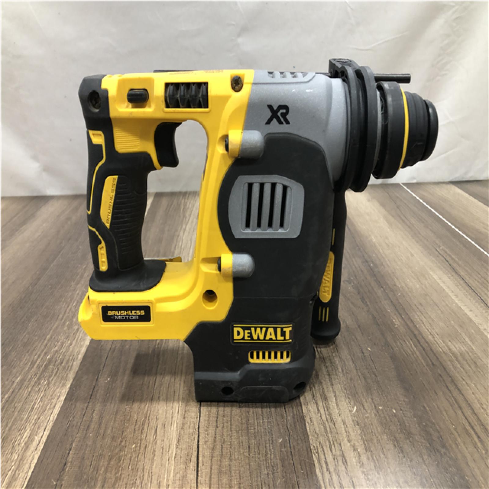 AS-IS DEWALT 20V MAX XR Cordless Brushless 1 in. SDS Plus L-Shape Rotary Hammer (Tool Only)
