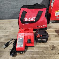 HOUSTON LOCATION - AS-IS Milwaukee M18 1/2 in. Cordless Brushless High Torque Impact Wrench Kit (Battery & Charger)