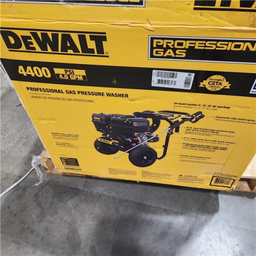 Dallas Location - As-Is DEWALT 4400 PSI 4.0 GPM Gas Pressure Washer