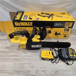 LIKE NEW! - DEWALT 20V MAX Compact 12 Brushless Cordless Chainsaw Kit