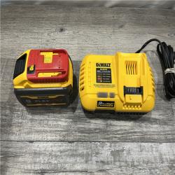AS-IS DEWALT 20V/60V MAX FLEXVOLT Lithium-Ion 9.0Ah Battery and Charger Starter Kit