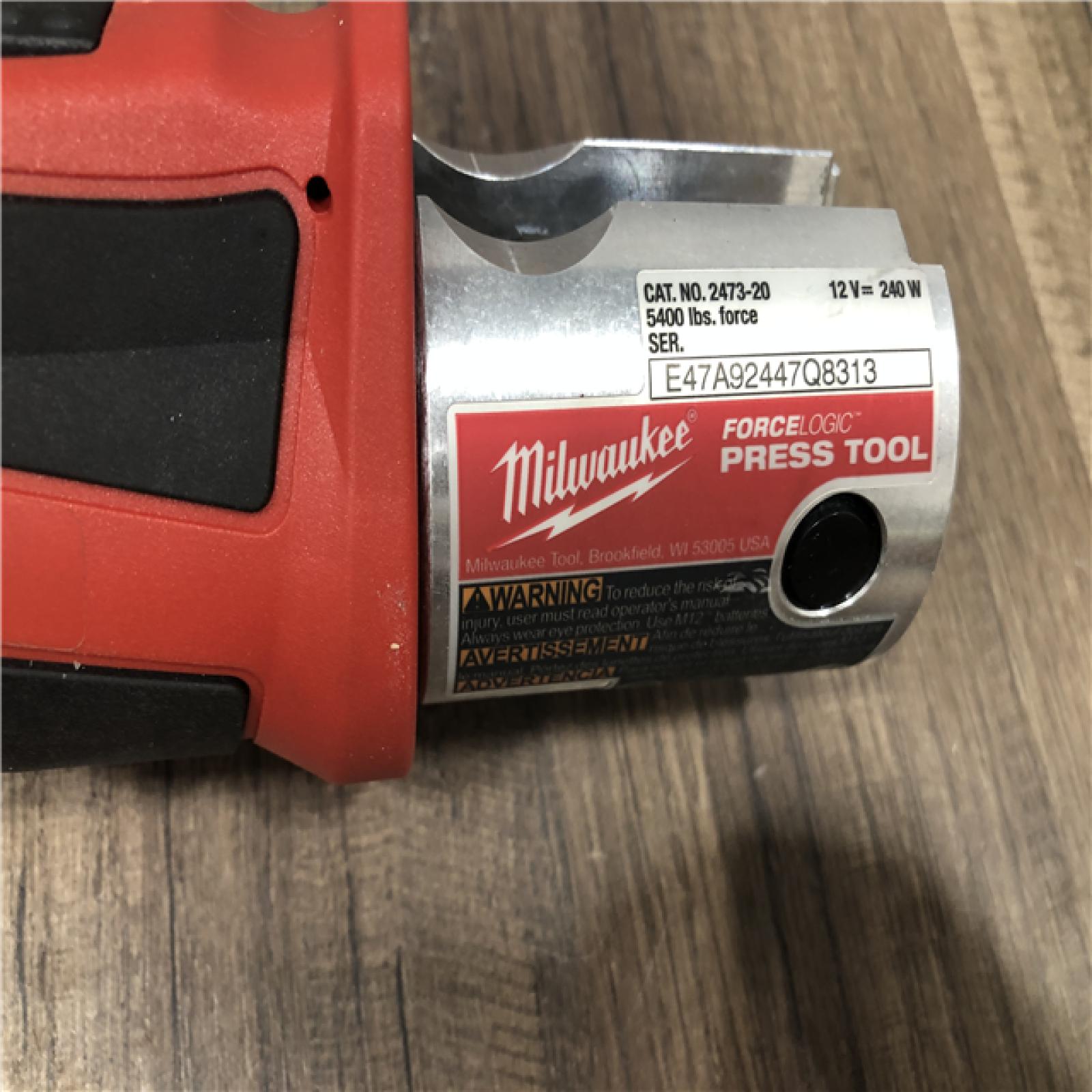 AS-IS Milwaukee 12-Volt Lithium-Ion Force Logic Cordless Press Tool Kit