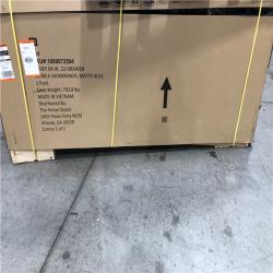 DALLAS LOCATION- AS-IS Husky Tool Storage Heavy Duty 84 in. W x 24 in. D Matte Blue Mobile Workbench Cabinet