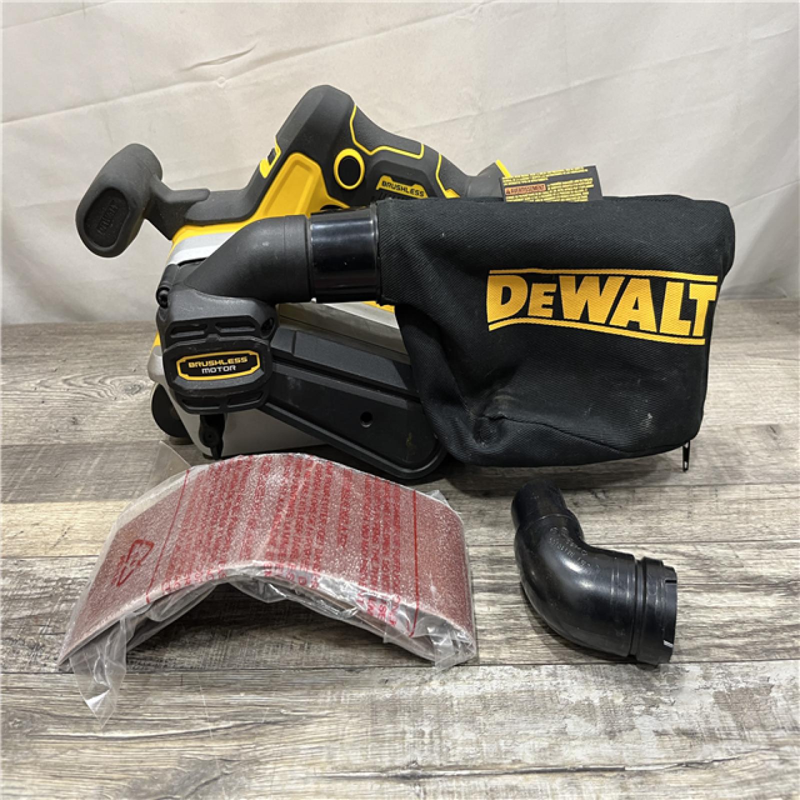 AS-IS DEWALT 20V MAX* XR Brushless Cordless Belt Sander (Tool-Only)