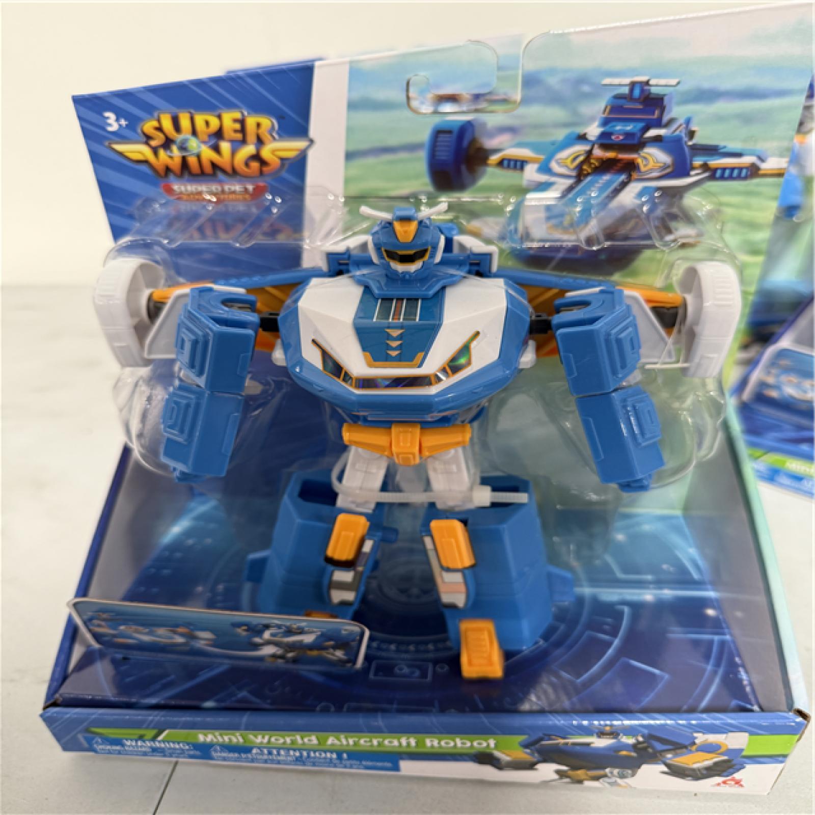 California NEW Super Wings Mini World Aircraft Robot (set of 4)