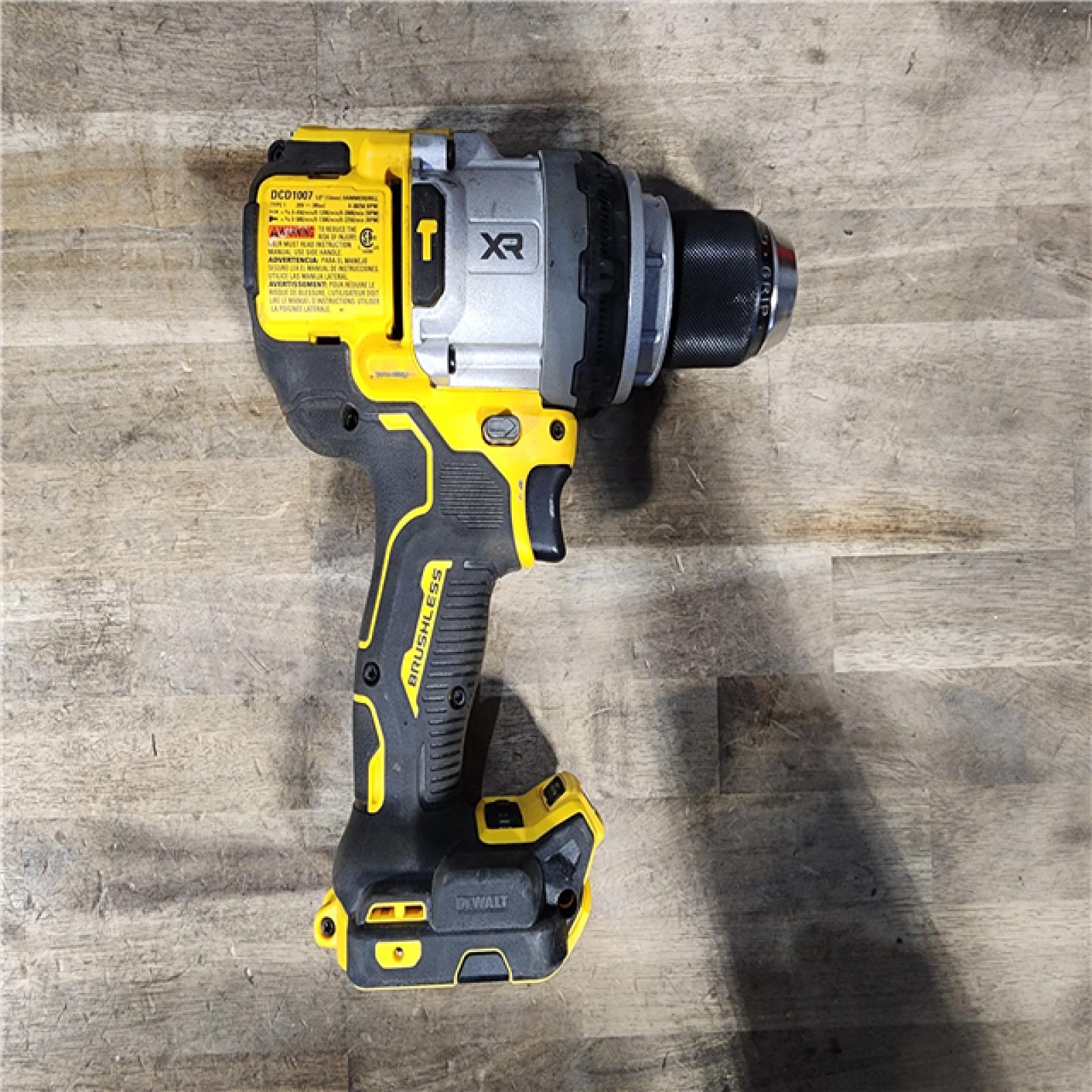HOUSTON LOCATION - AS-IS DEWALT 20V XR Lithium-Ion Cordless Hammer Drill Kit with 8.0 Ah Battery  Charger and Kit Bag