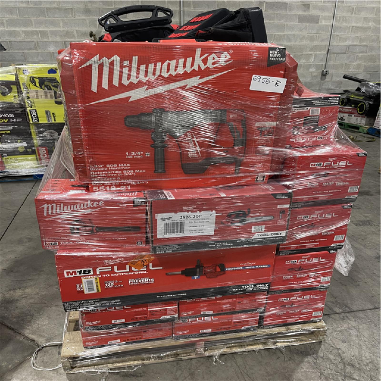 Pittston Location As-IS Power Tools Partial Truckload (15 Pallets) 6956-B