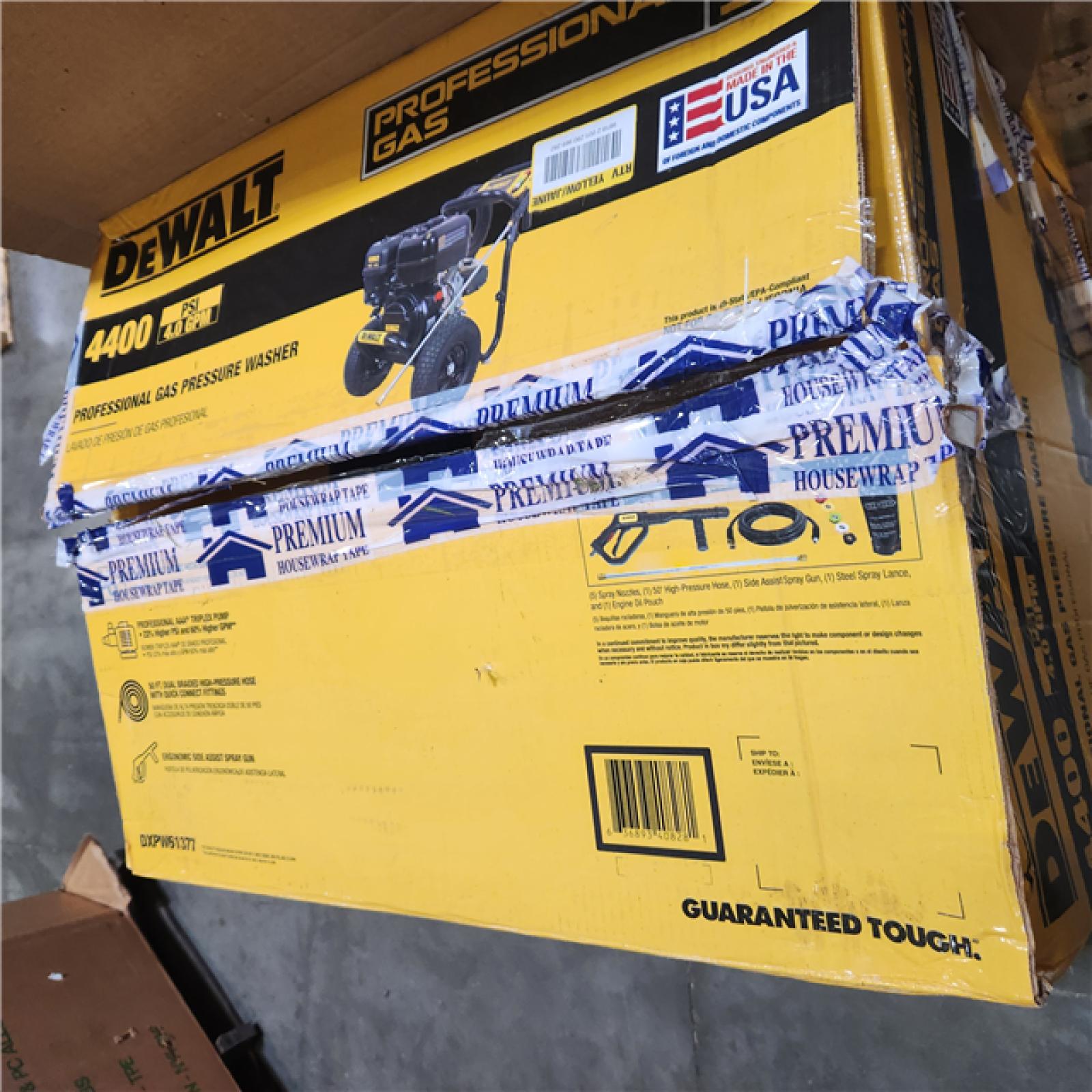 Dallas Location - As-Is DEWALT 4400 PSI 4.0 GPM Gas Pressure Washer