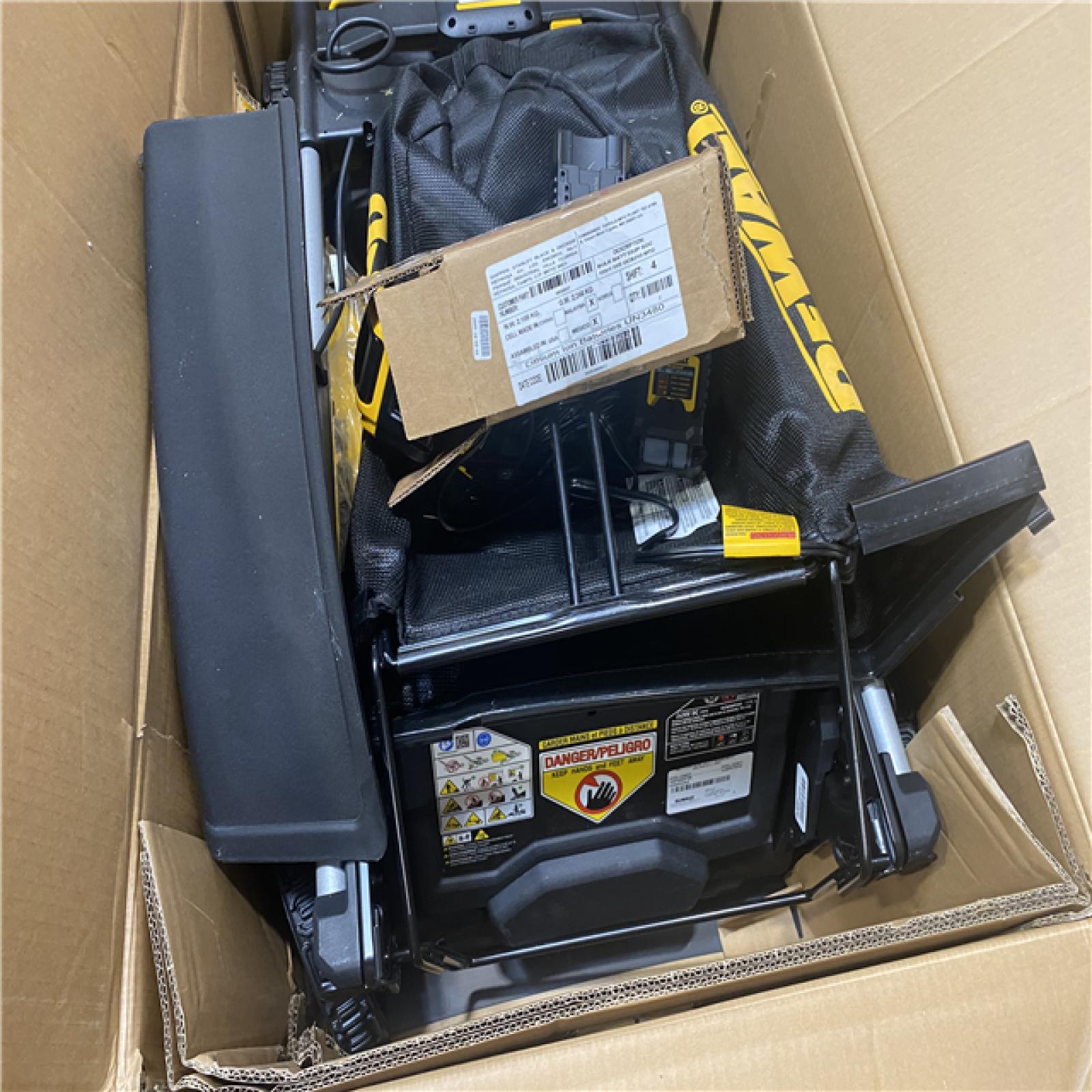 As-Is -DEWALT 2x20V MAX 21 in. Cordless Battery Powered Push Lawn Mower Kit with (2) 10 Ah Batteries and Chargers