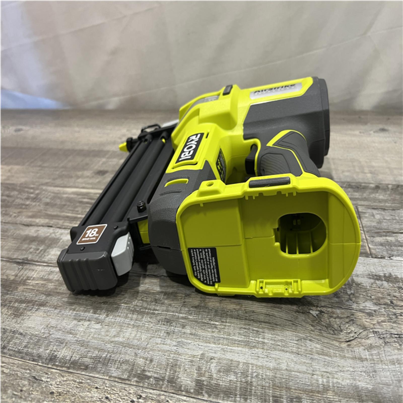 AS-IS RYOBI ONE+ 18V 18-Gauge Cordless AirStrike Brad Nailer (Tool Only)