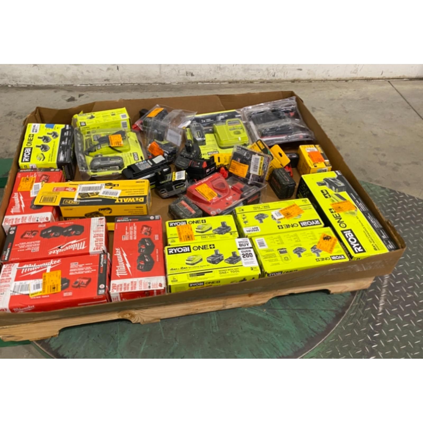Dallas Location - As-Is Battery Tool Pallet