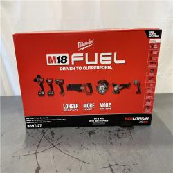New! - Milwaukee M18 FUEL 18V Lithium-Ion Brushless Cordless 7 Tool Combo Kit