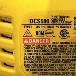 AS-IS DEWALT 20-Volt MAX 7-1/4 in. Cordless Circular Saw (Tool Only)