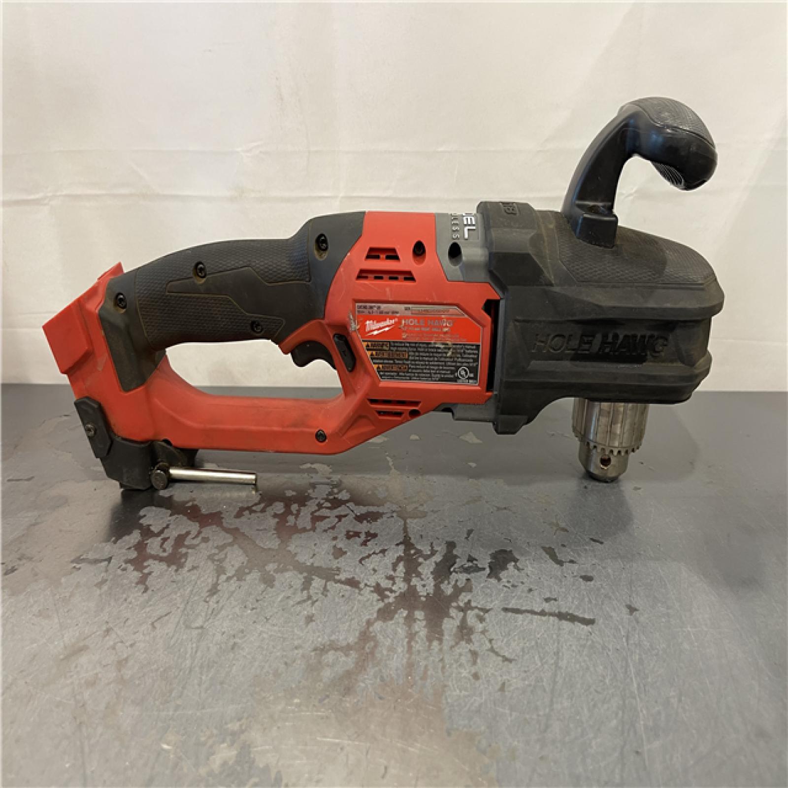 AS-IS - Milwaukee M18 FUEL GEN II 18V Lithium-Ion Brushless Cordless 1/2 in. Hole Hawg Right Angle Drill