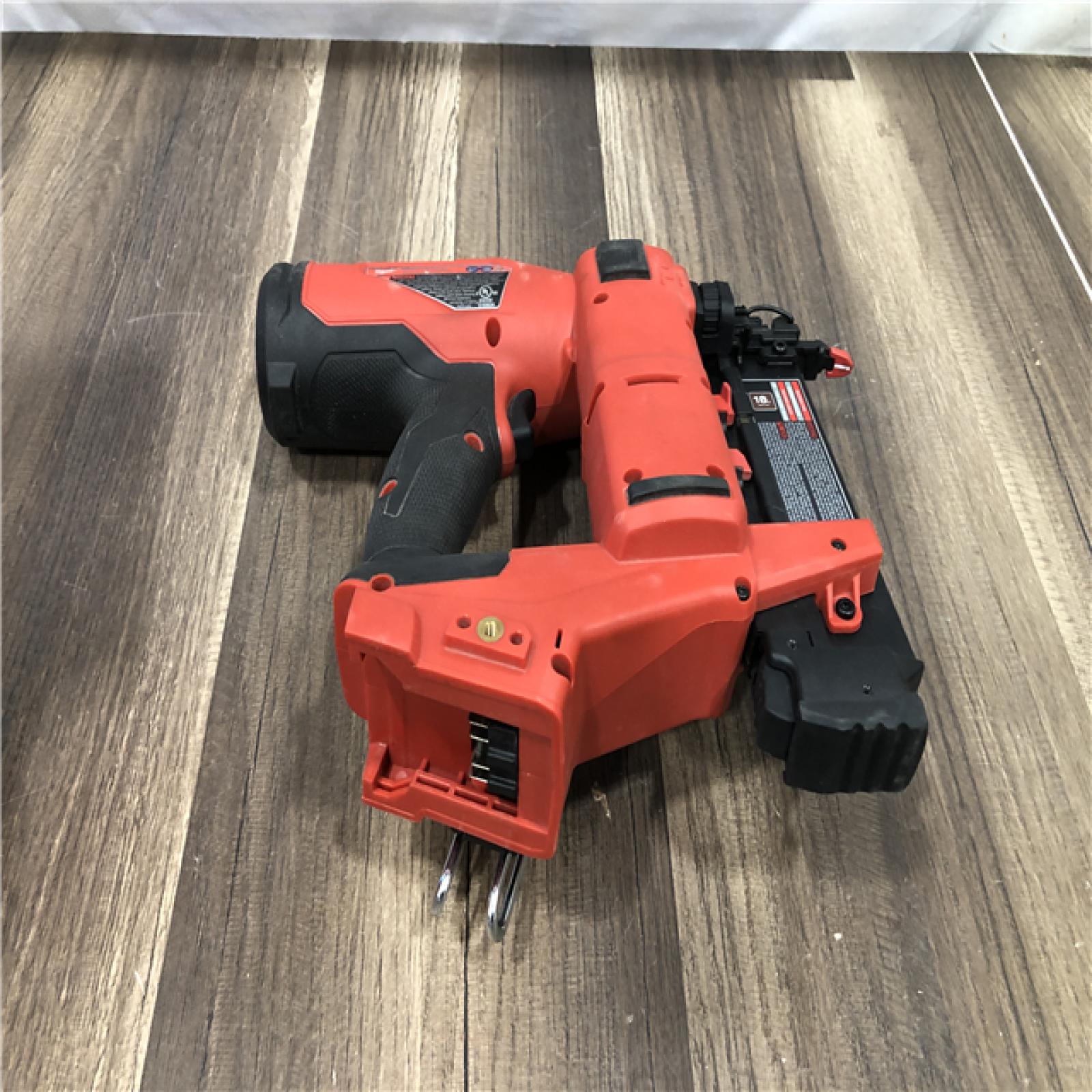 AS-IS Milwaukee FUEL 18-Volt Lithium-Ion Brushless Cordless Gen II 18-Gauge Brad Nailer (Tool-Only)